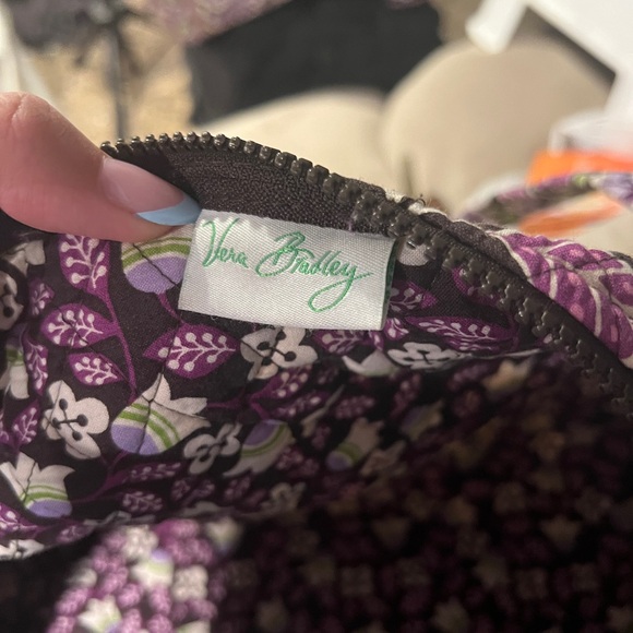 Vera Bradley Medium Plum Petal Tote - Picture 3 of 4